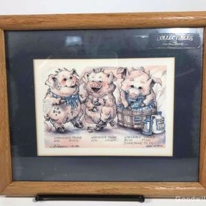 Jody Bergsma Limited Reproduction 1986 Watercolor